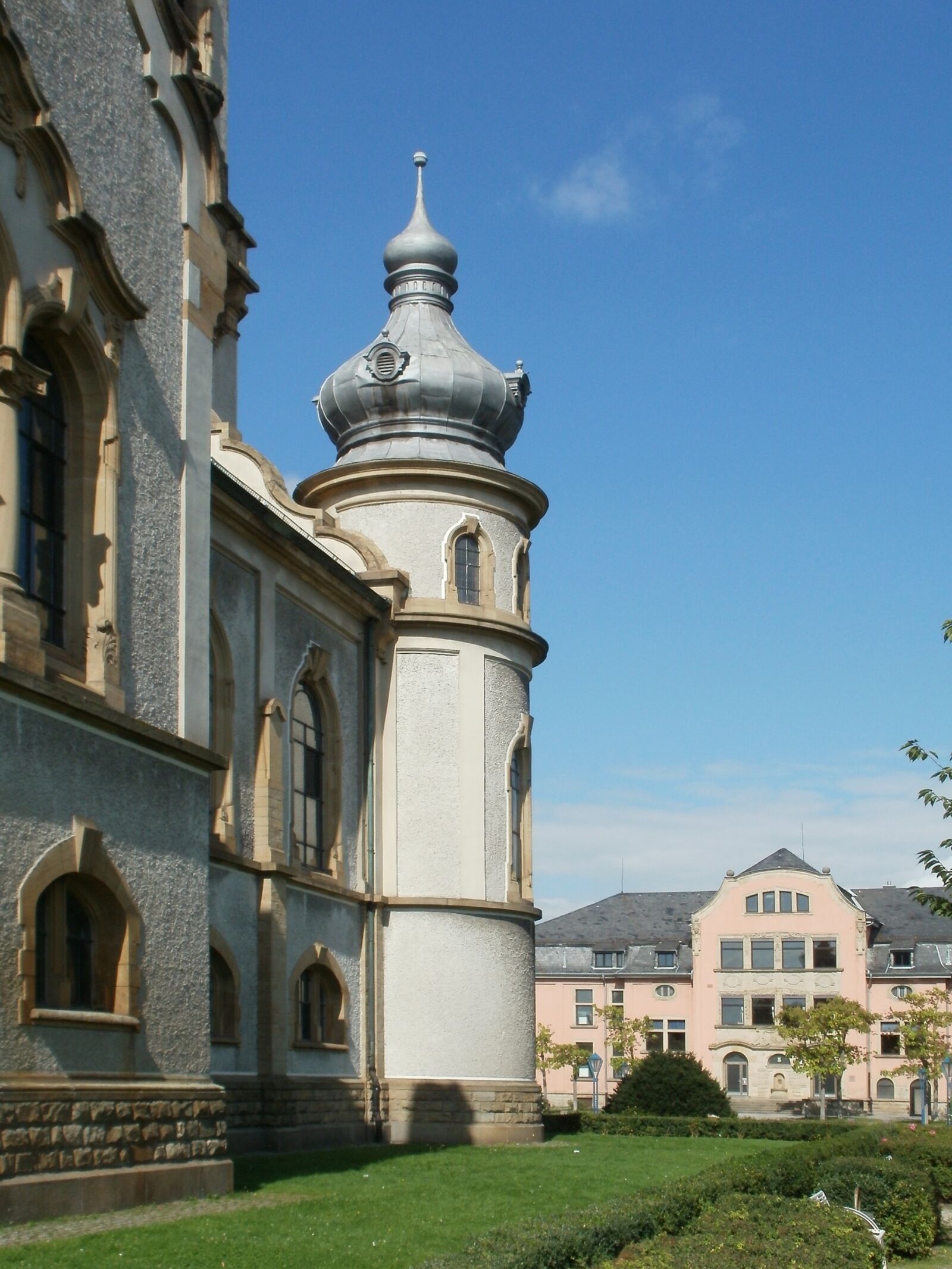 Olympus FE47,X43 sample photo. Church, protestant, hockenheim photography