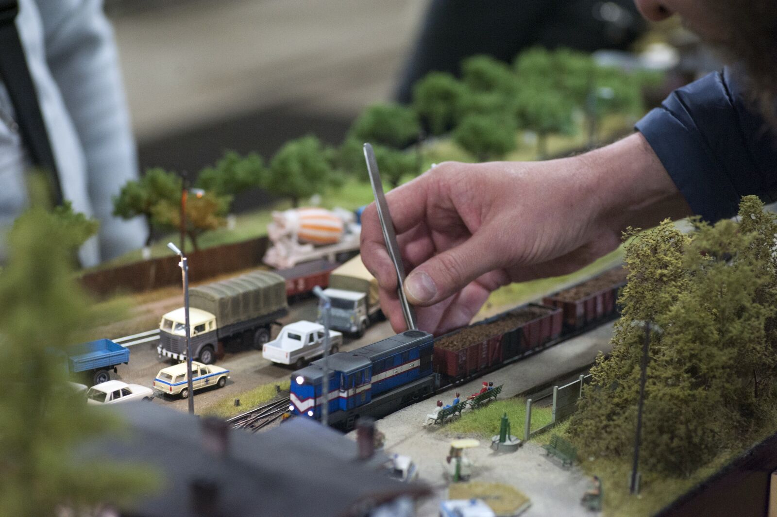 Nikon D700 sample photo. Model train, model railway photography