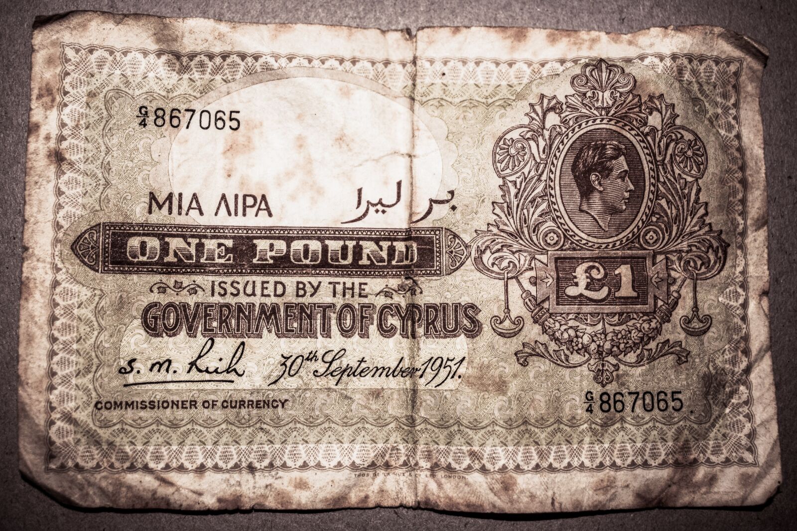 Nikon D3300 sample photo. Paper money, one pound photography