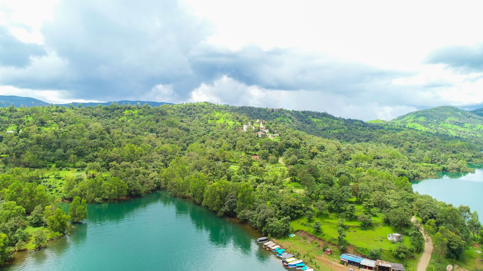 DJI FC6310 sample photo. Backwater, lake, kerala photography