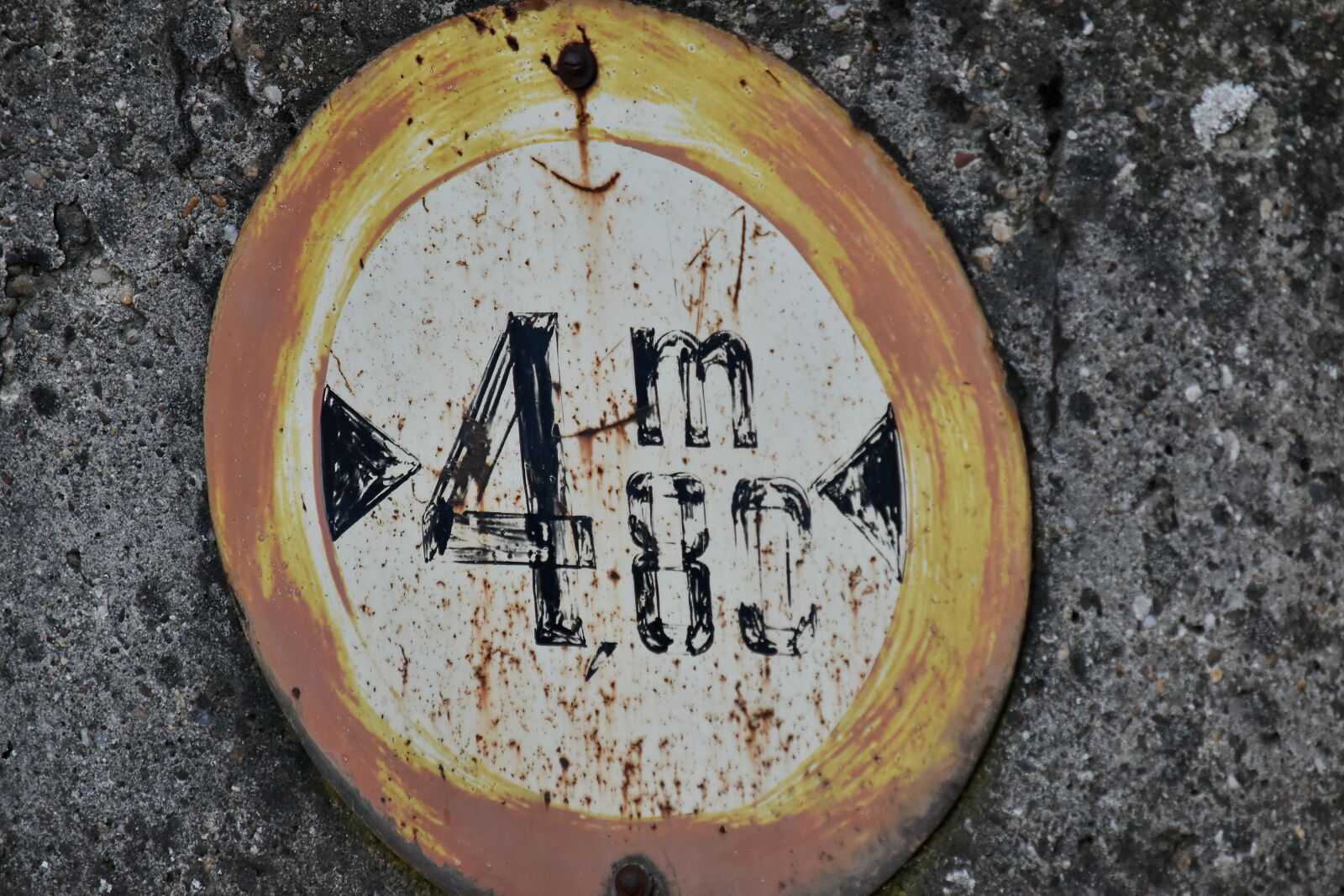 Nikon D5500 sample photo. Concrete, height, old, paint photography