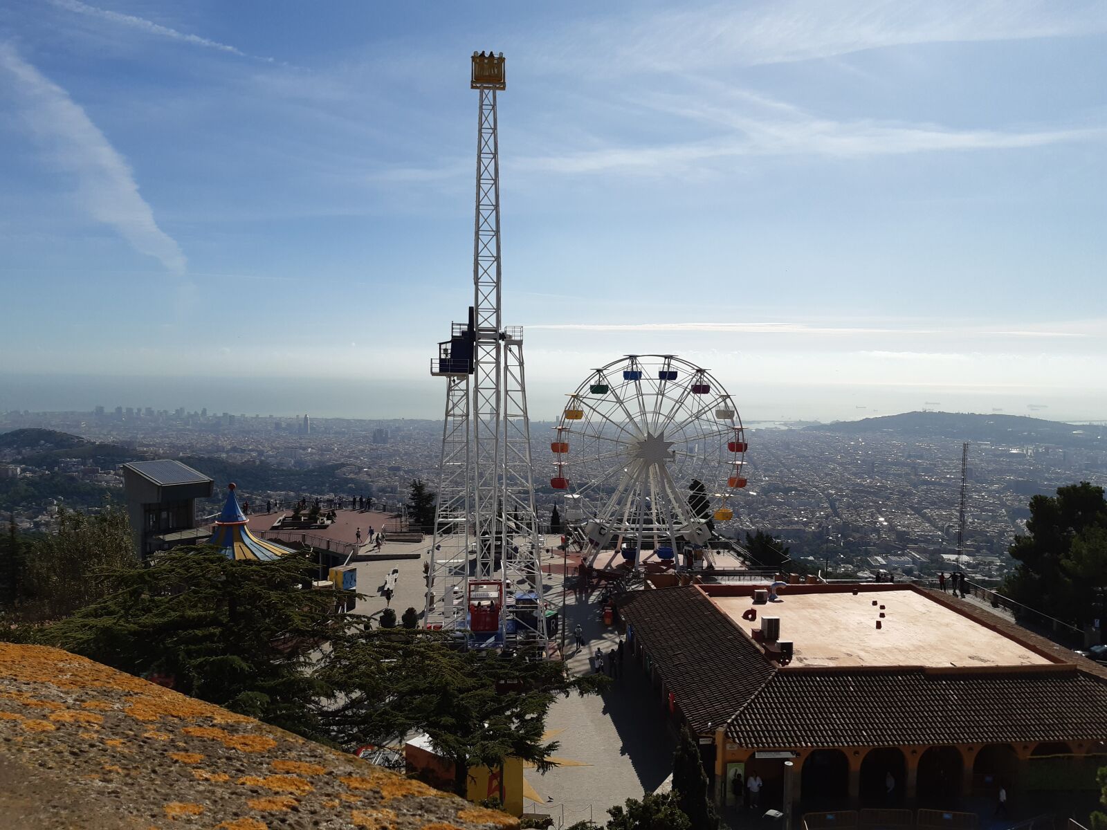 Samsung Galaxy A30 sample photo. Ferris wheel, park, fun photography