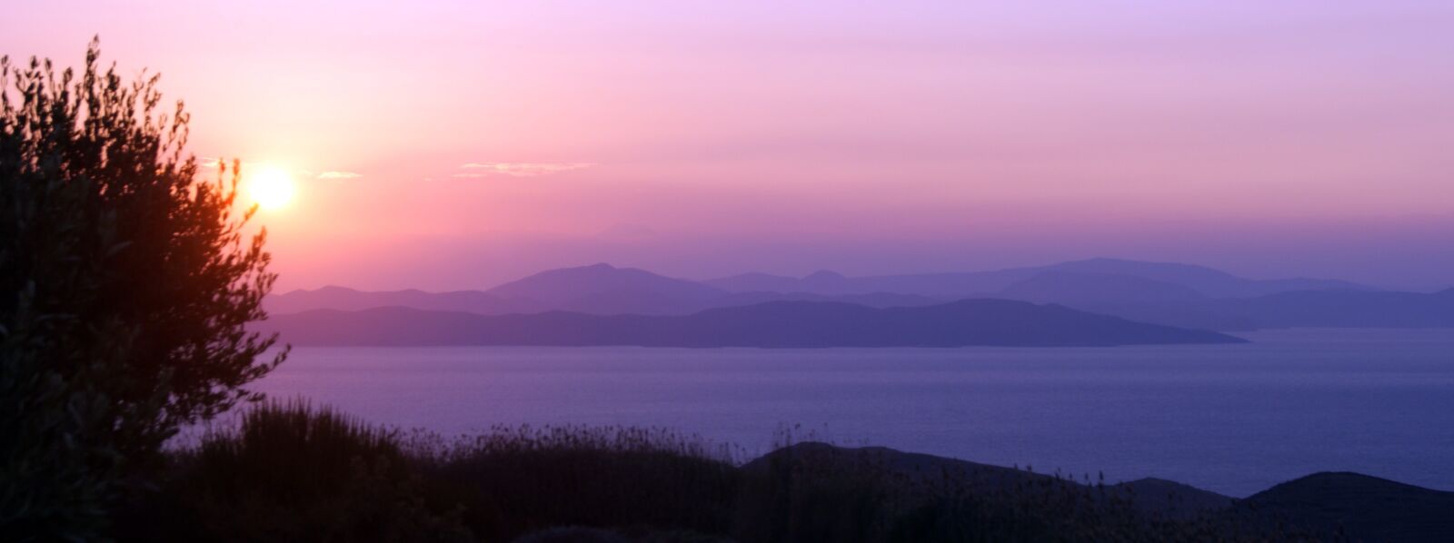 Sony Alpha DSLR-A230 sample photo. Kea, greece, sunset photography