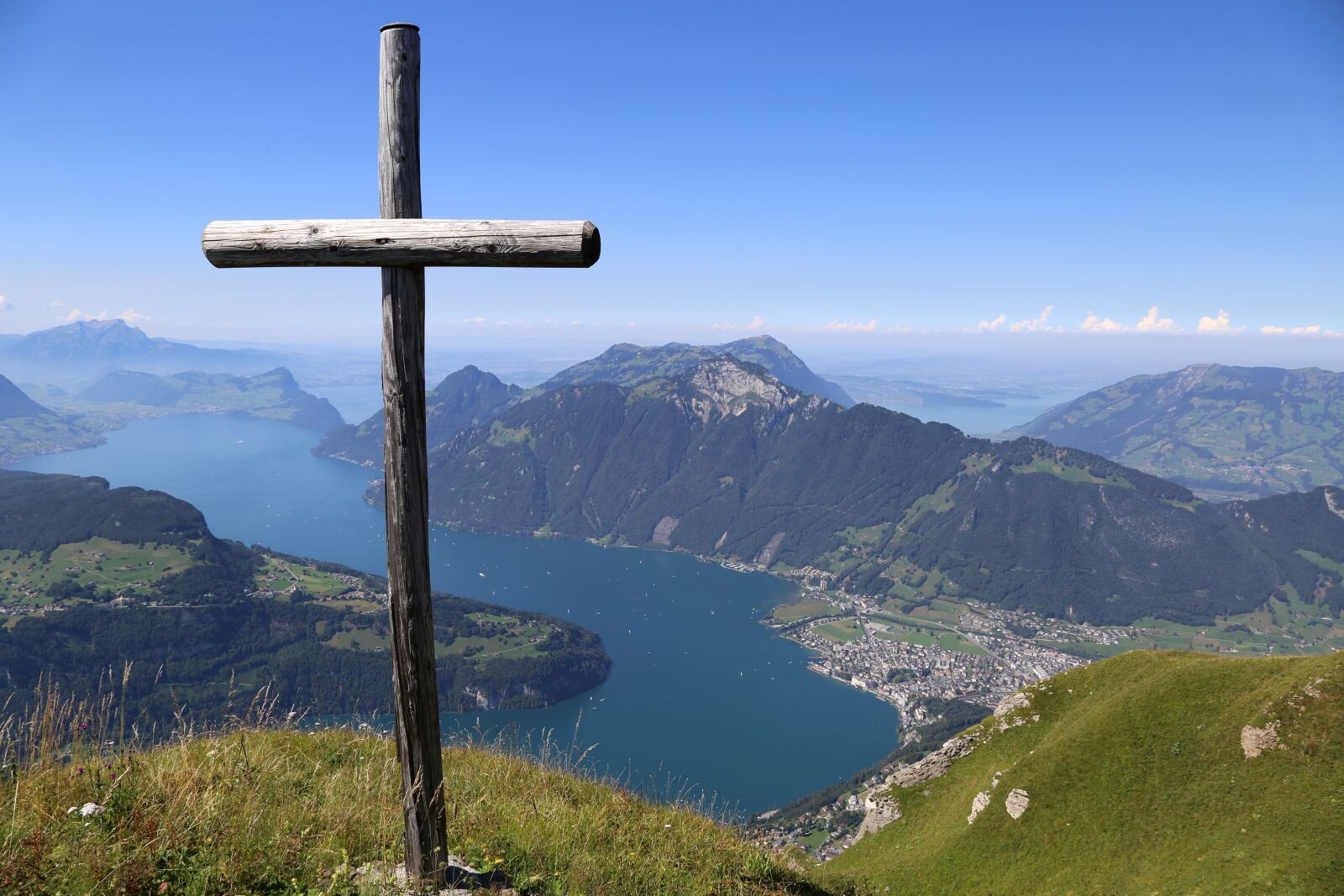 Canon EOS 6D + Canon EF 24-105mm F4L IS USM sample photo. Switzerland, mountains, lake photography