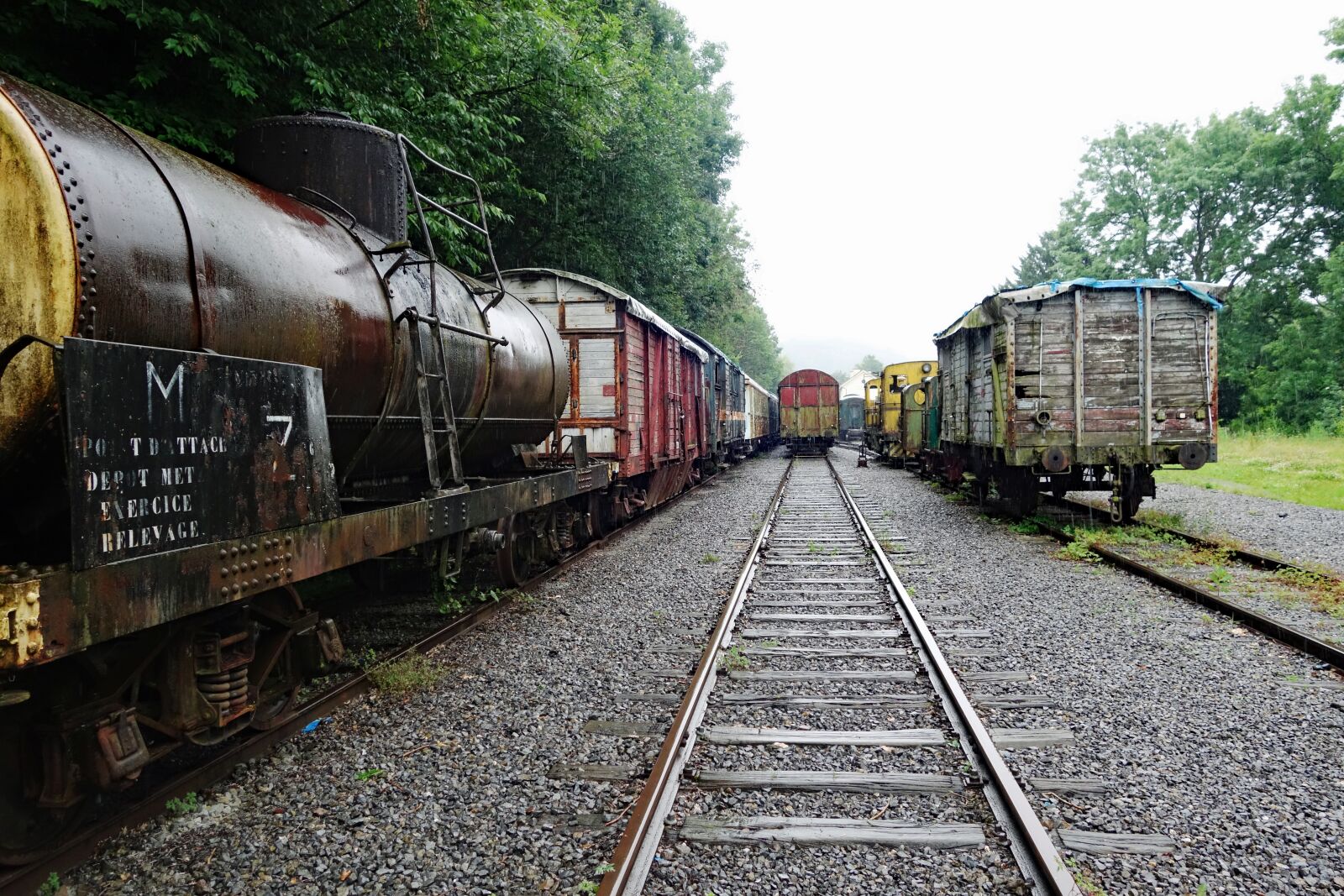 Sony Cyber-shot DSC-RX100 II sample photo. Old railway, train, railway photography