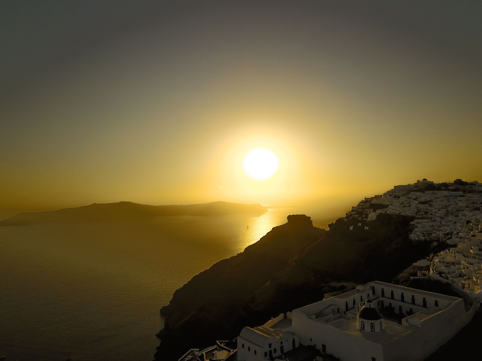 DJI FC220 sample photo. Santorini, greece, landscape photography