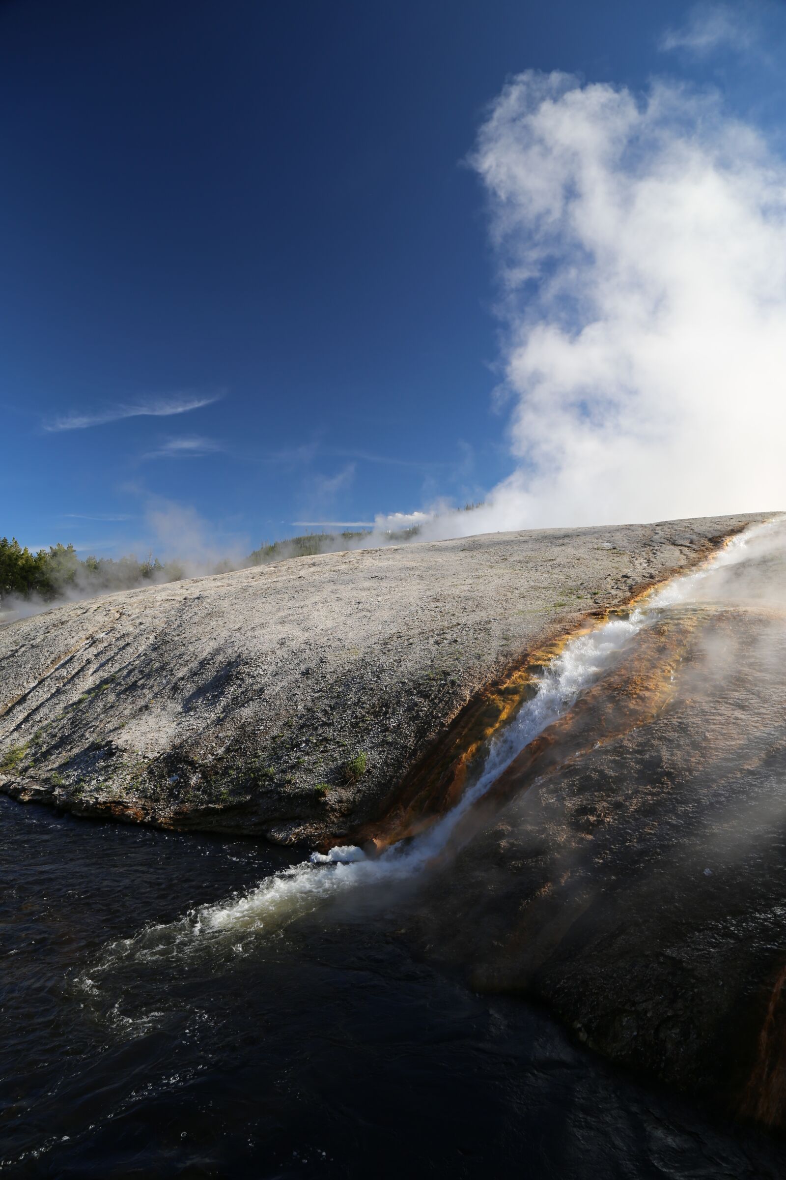 Canon EOS 6D + Canon EF 24-105mm F4L IS USM sample photo. Cascade, yellowstone national park photography