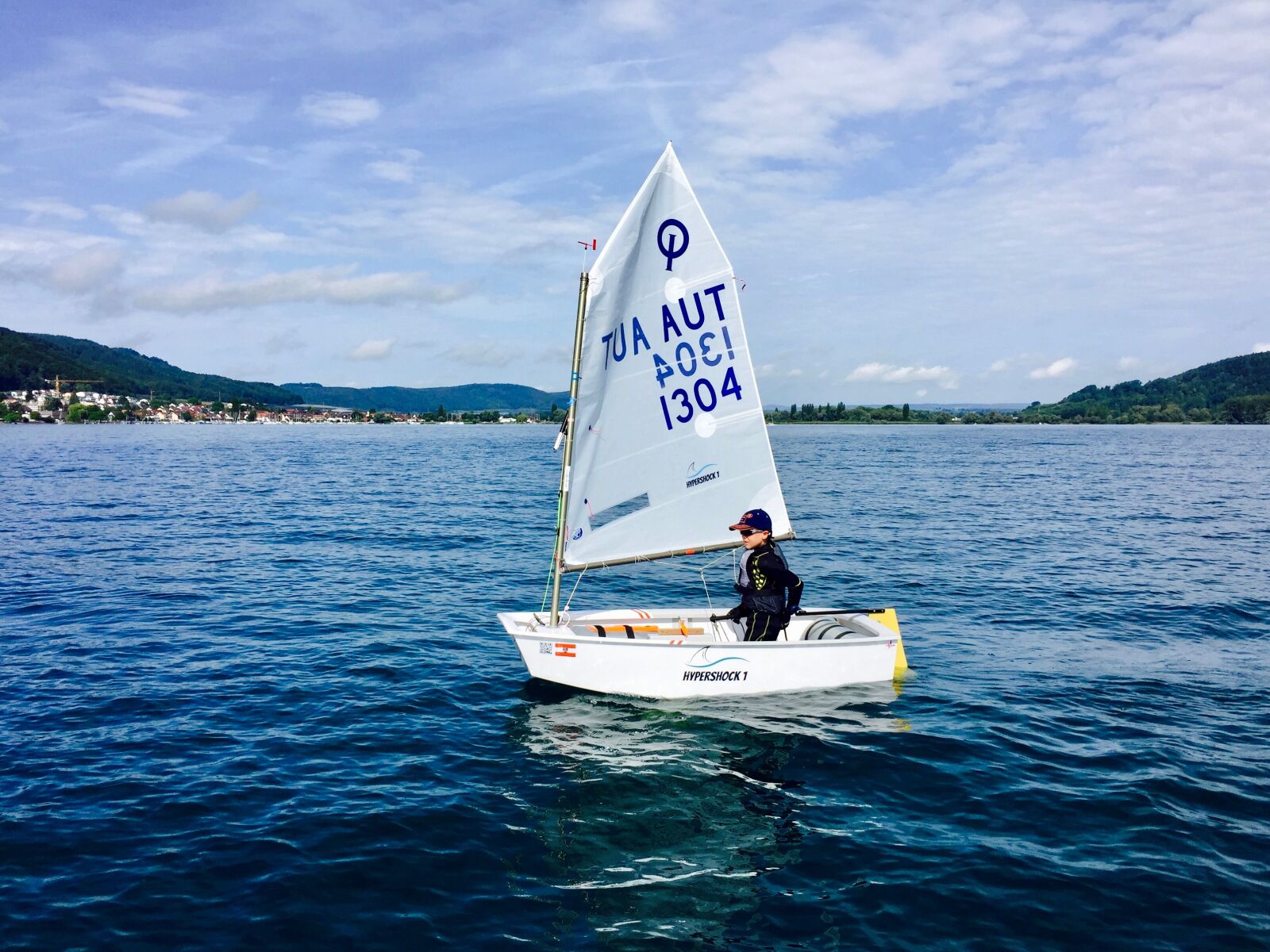 iPhone 6 Plus back camera 4.15mm f/2.2 sample photo. Opti, regatta, lake constance photography