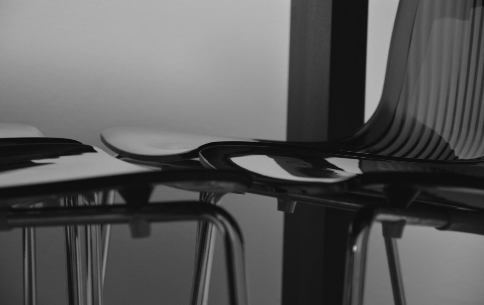 Nikon D3200 sample photo. Black, and, white, chairs photography