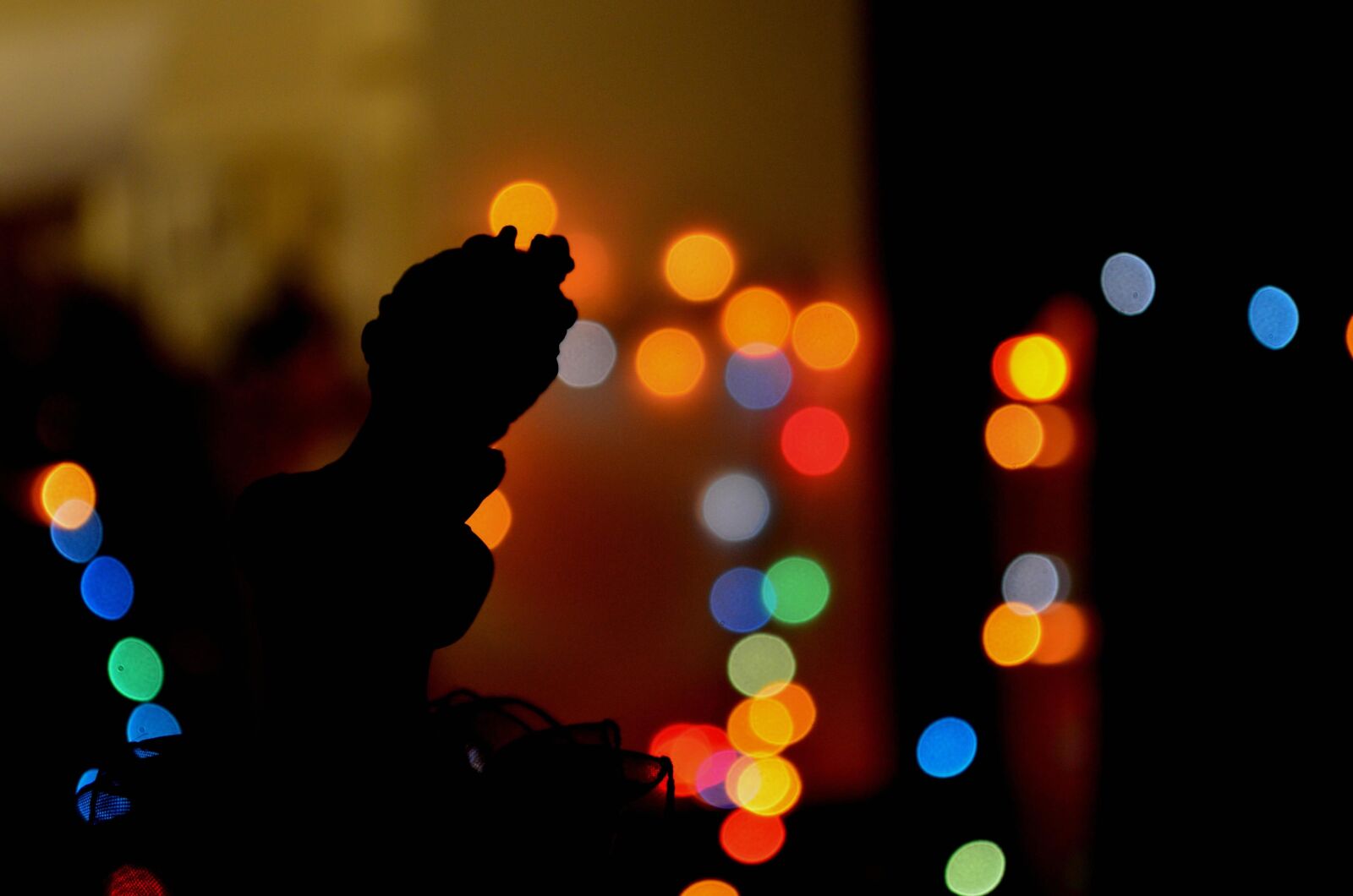 Nikon D5100 sample photo. Silhouette, light, angel, dark photography