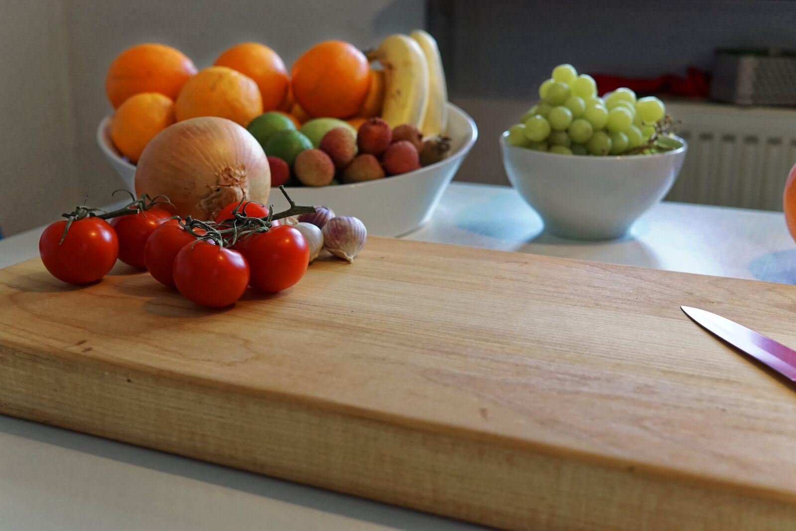 Sony a6000 + Sigma 30mm F2.8 EX DN sample photo. Board, kitchen, wooden board photography