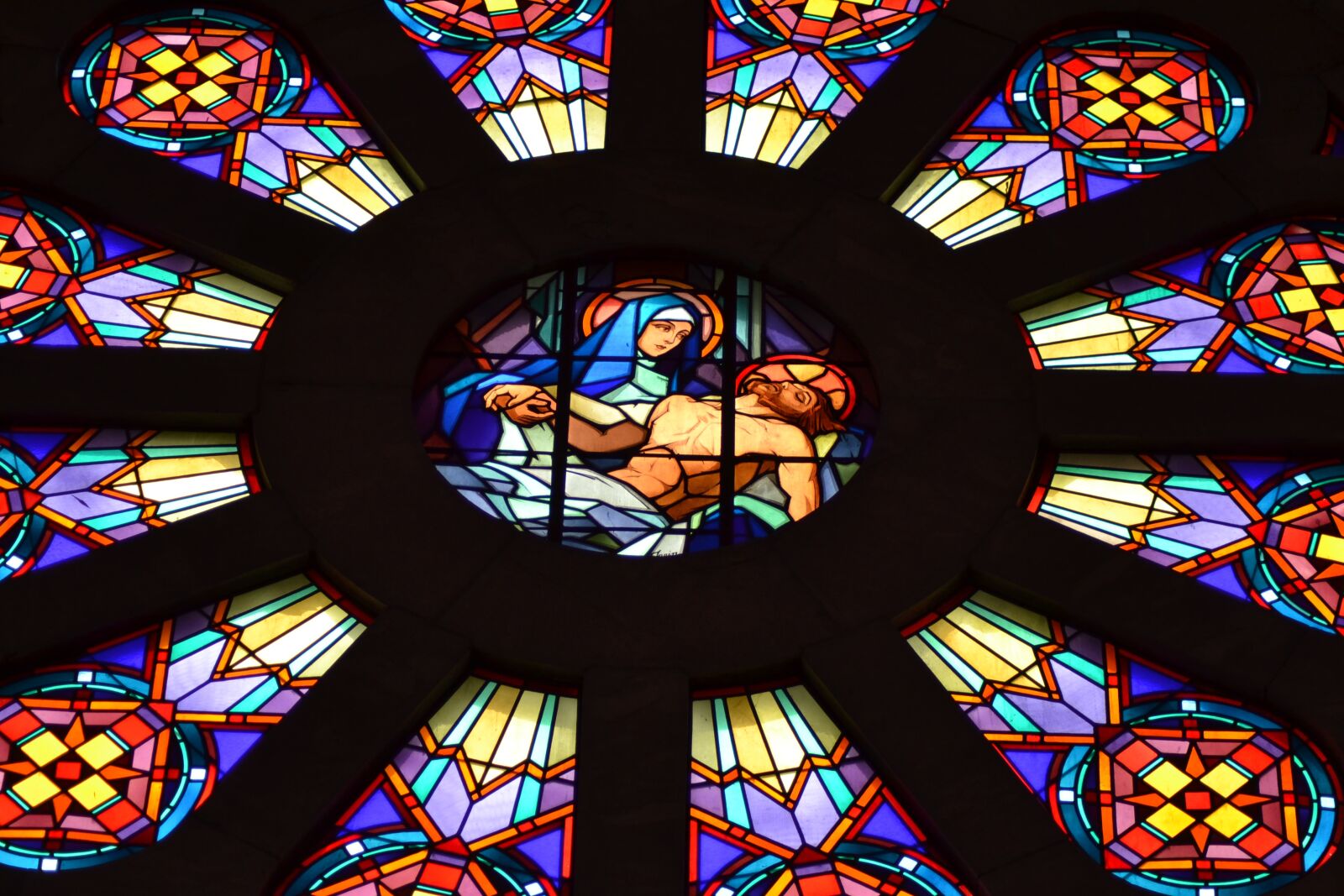 Nikon D3100 sample photo. Stained glass, colorful, window photography