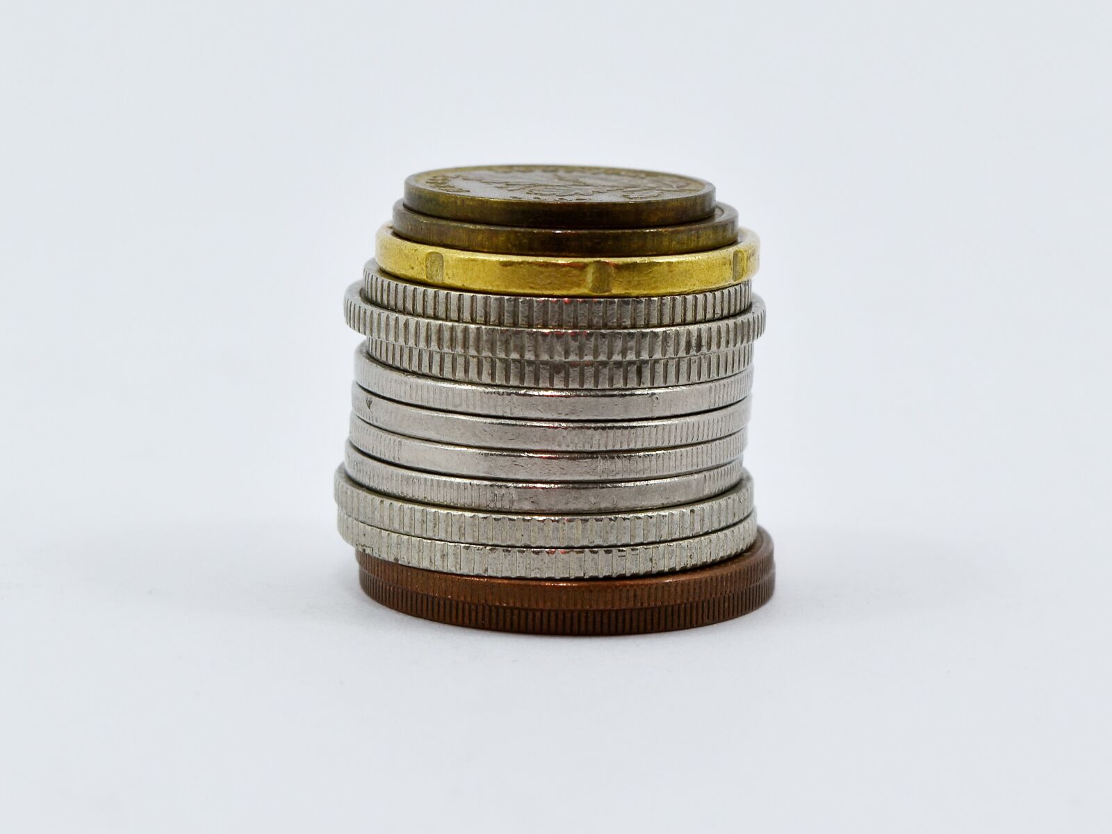 Nikon D5500 sample photo. Coins, cash, currency, savings photography