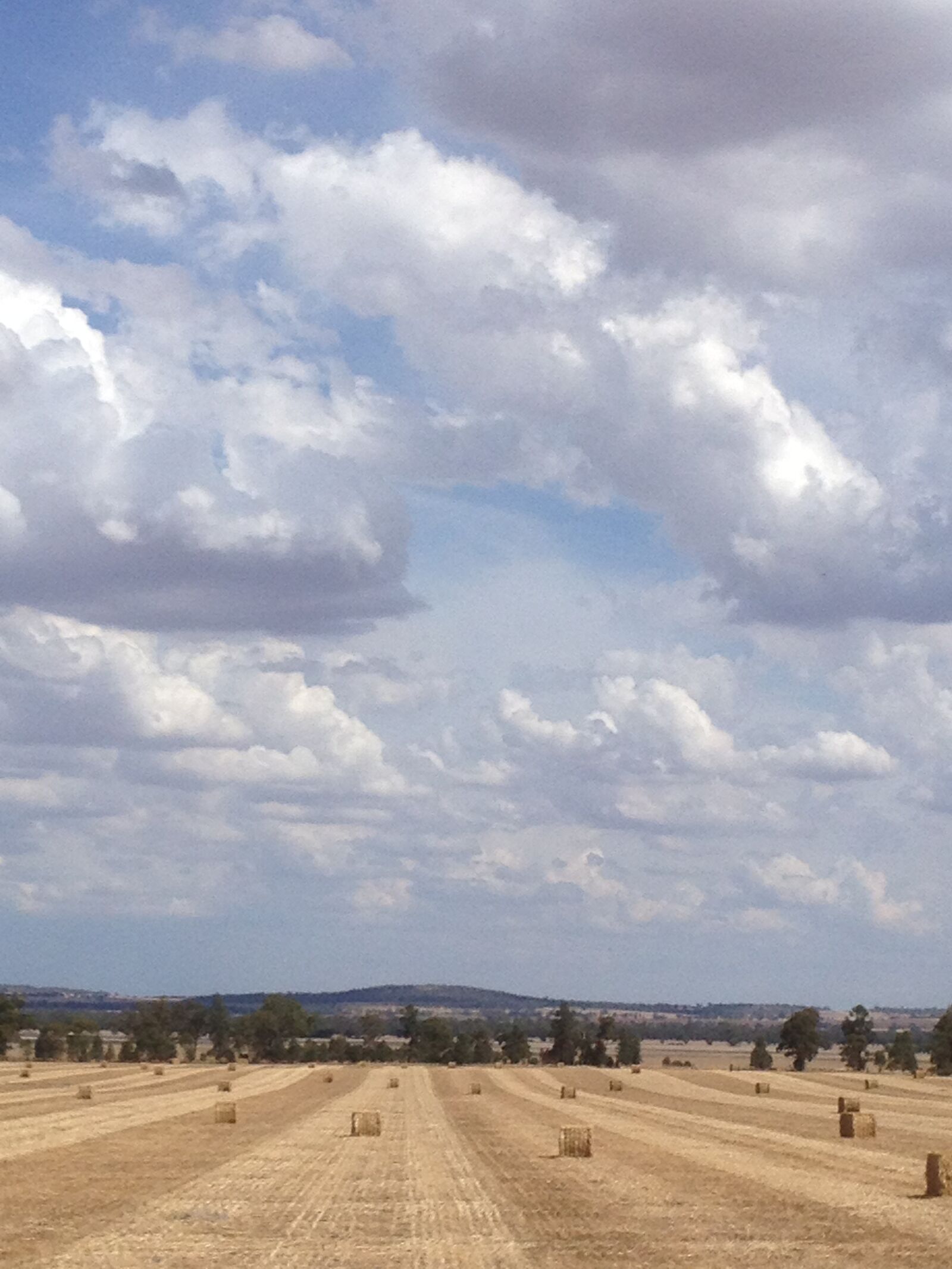 Apple iPhone 4S sample photo. Hay bales, country, farming photography