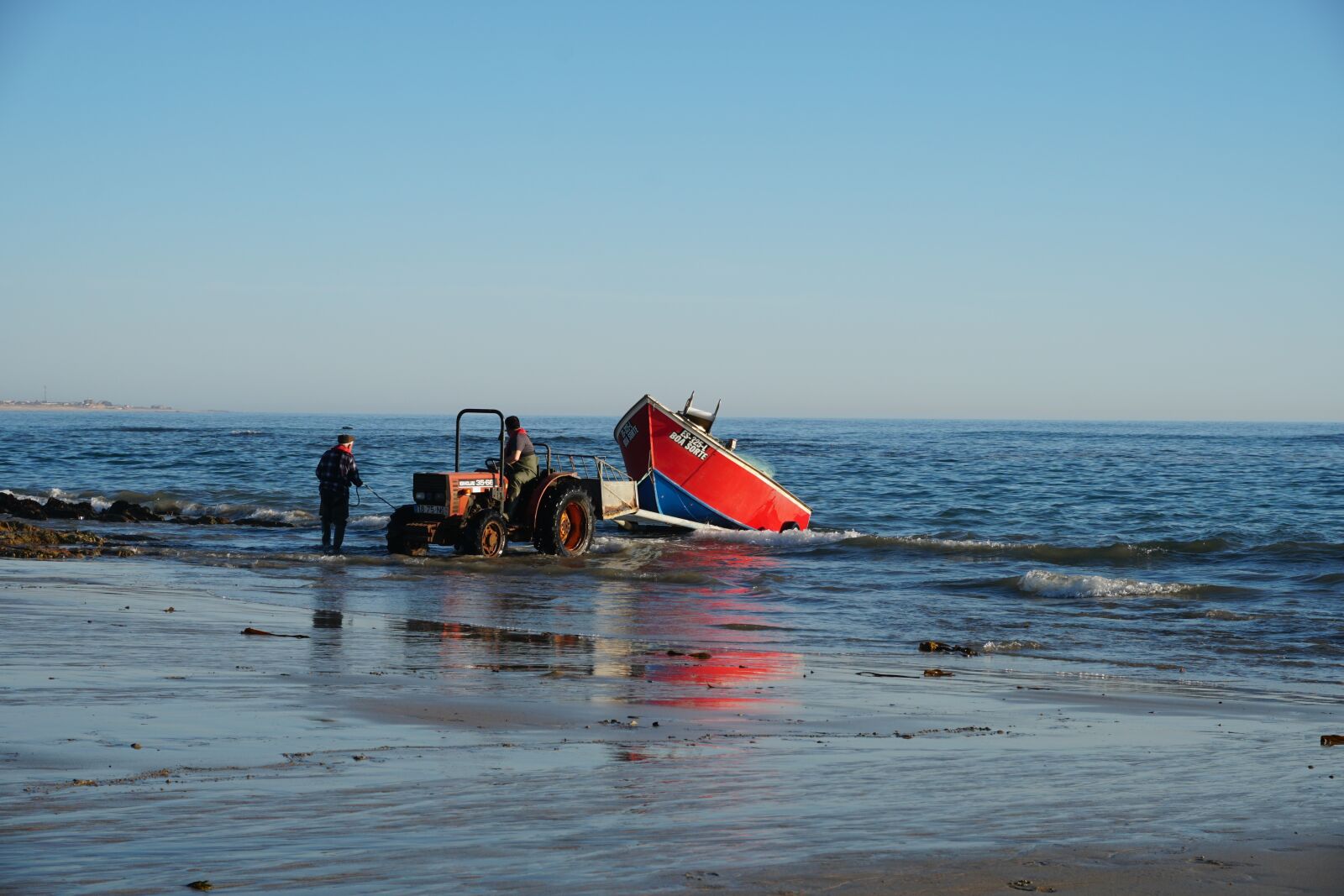 Sony a6300 sample photo. Fishing, boat, ocean photography