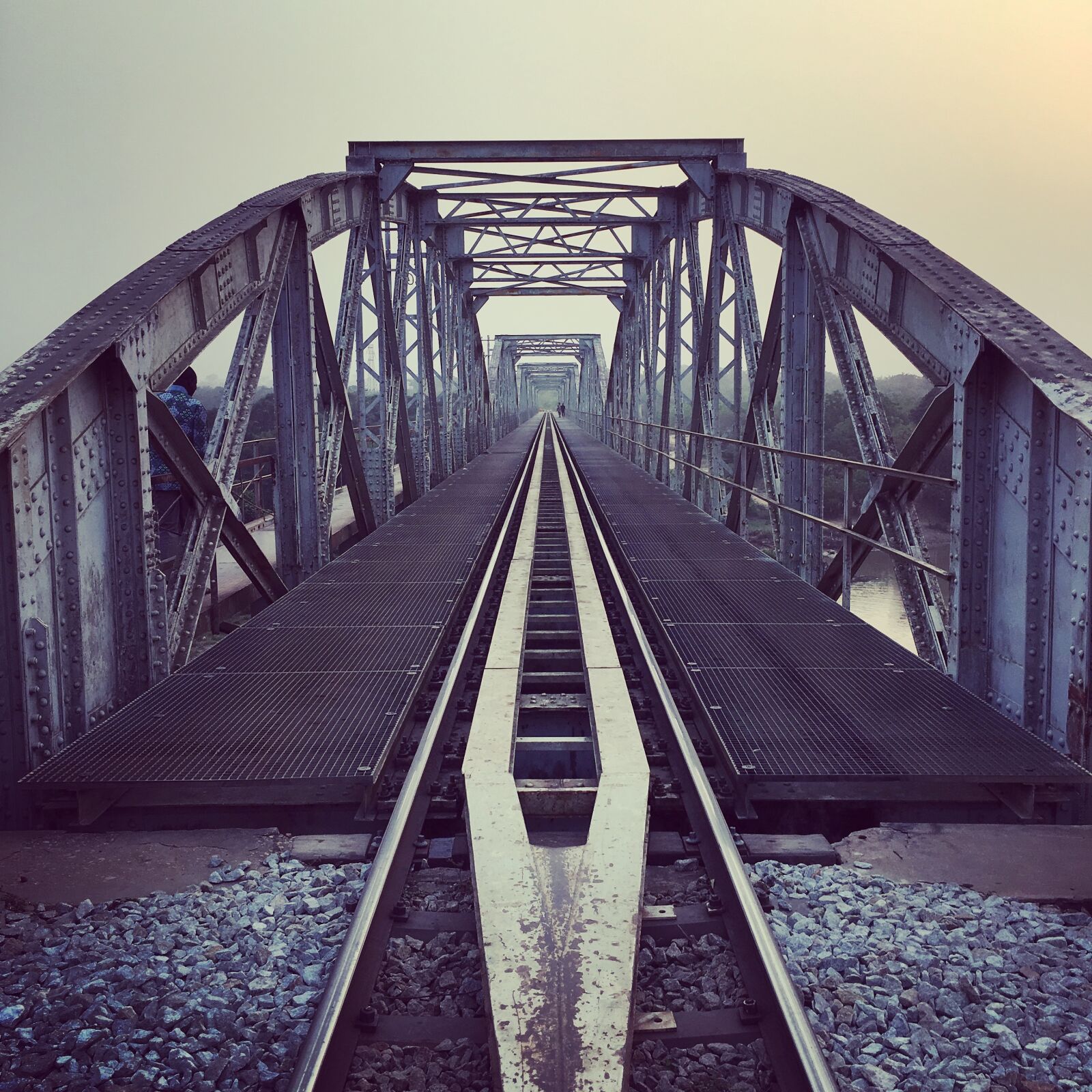 Apple iPhone 6s sample photo. Train, bridge, 1910 photography