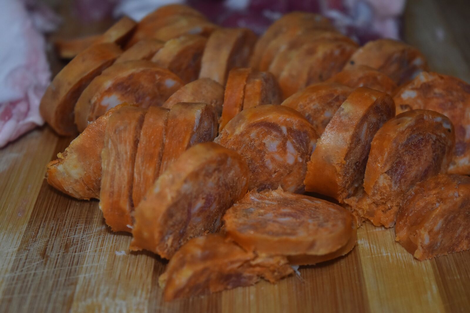 Nikon D5500 sample photo. Homemade, meat, preparation, sausage photography
