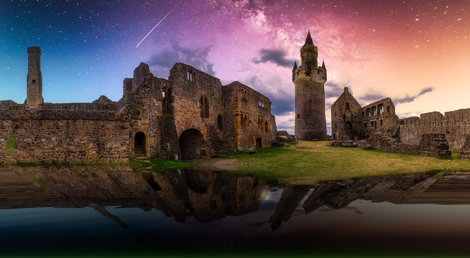 Canon EOS 6D sample photo. Photomontage, castle, atmosphere photography