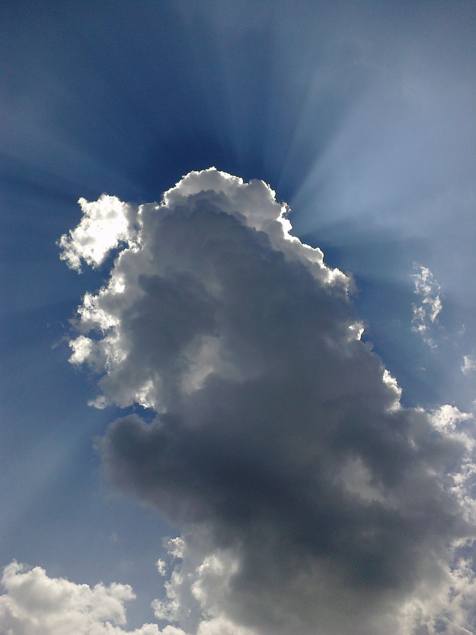 Nokia C5-03 sample photo. The sky, clouds, sun photography