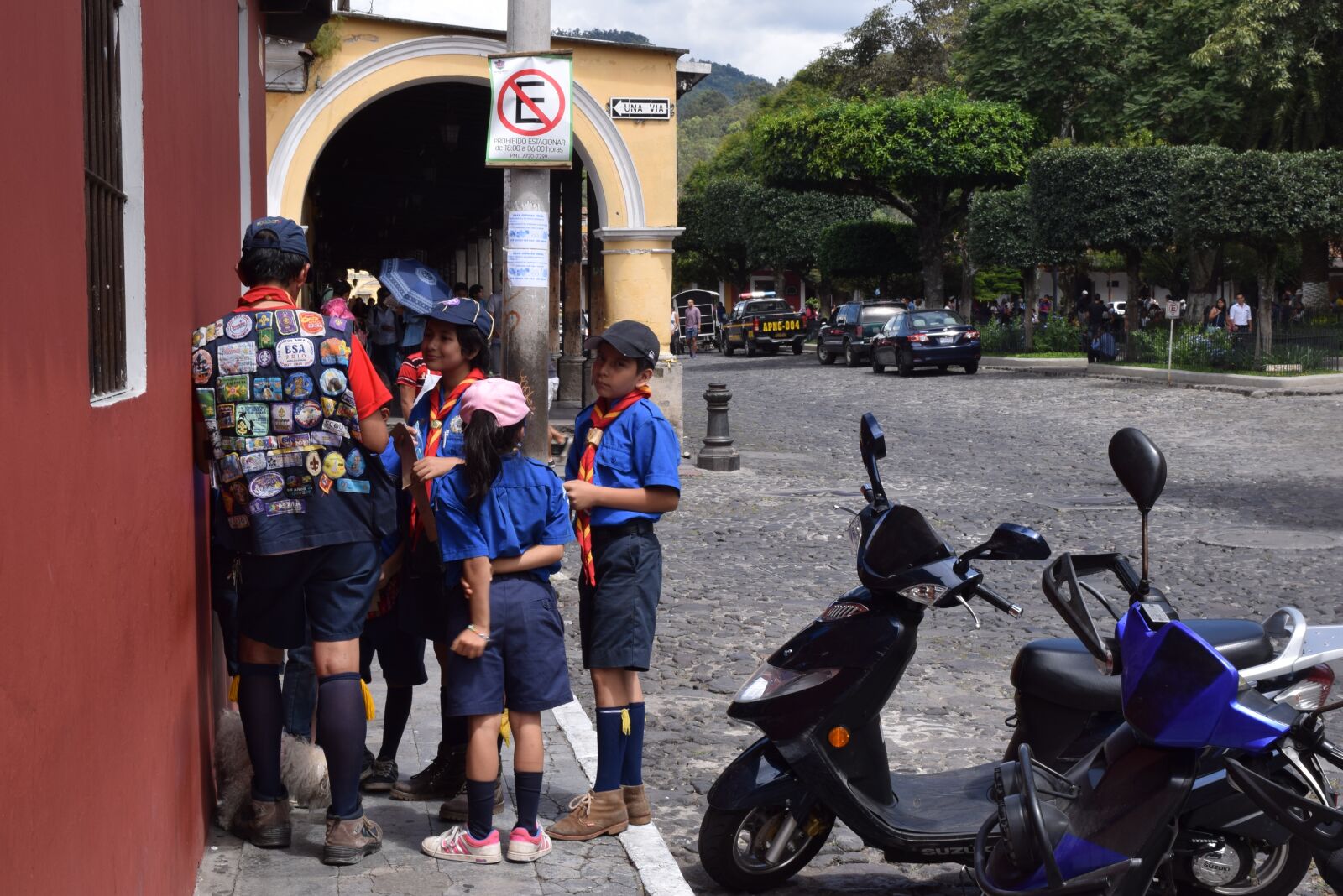 Nikon D3300 sample photo. Antigua, boy, scouts, girl photography
