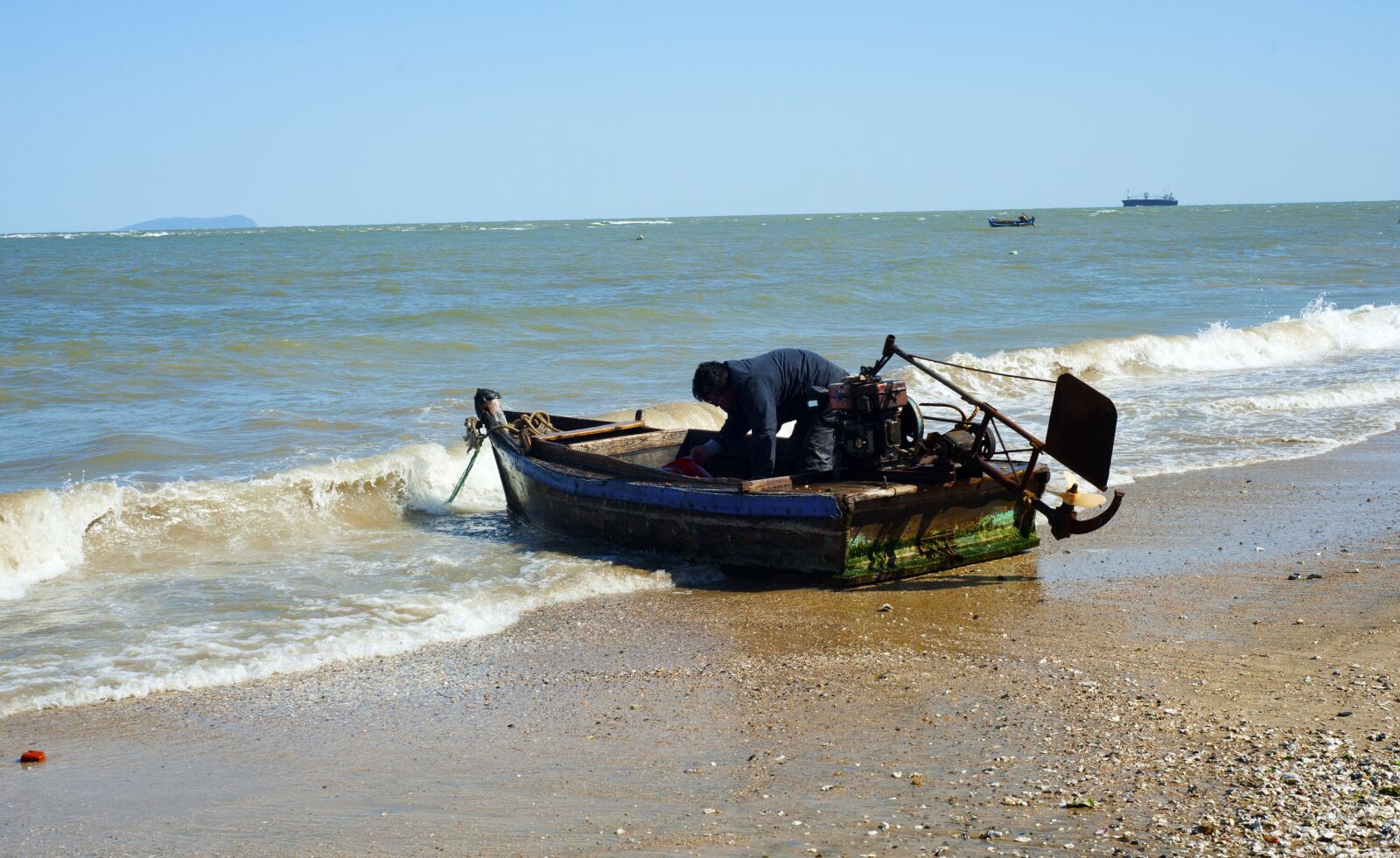 Nikon D700 sample photo. Sea, fishing boats, daily photography