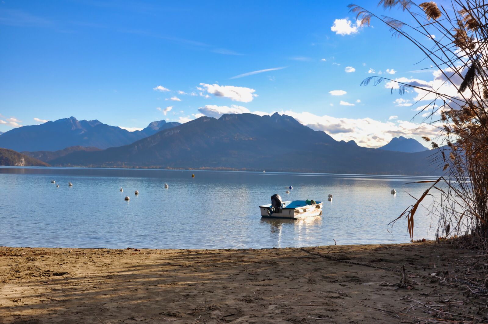 Nikon D90 sample photo. Lake, annecy, mountain photography
