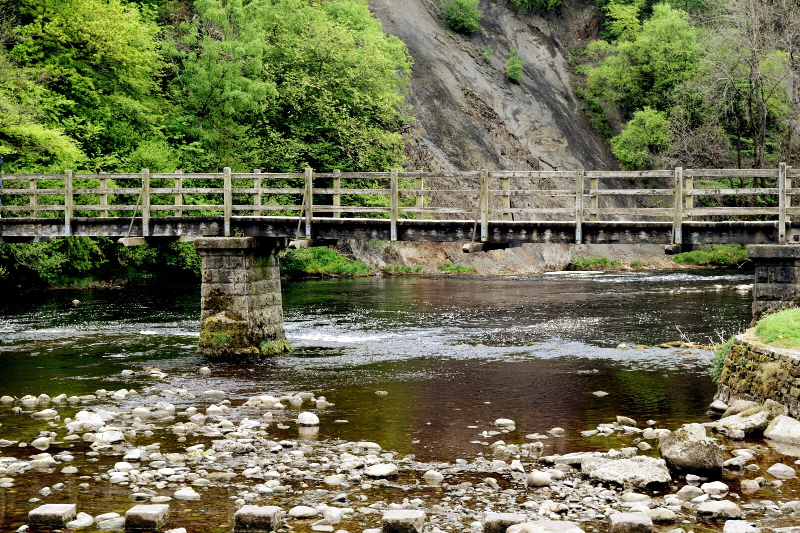 Nikon D3300 sample photo. River, bridge, stones photography