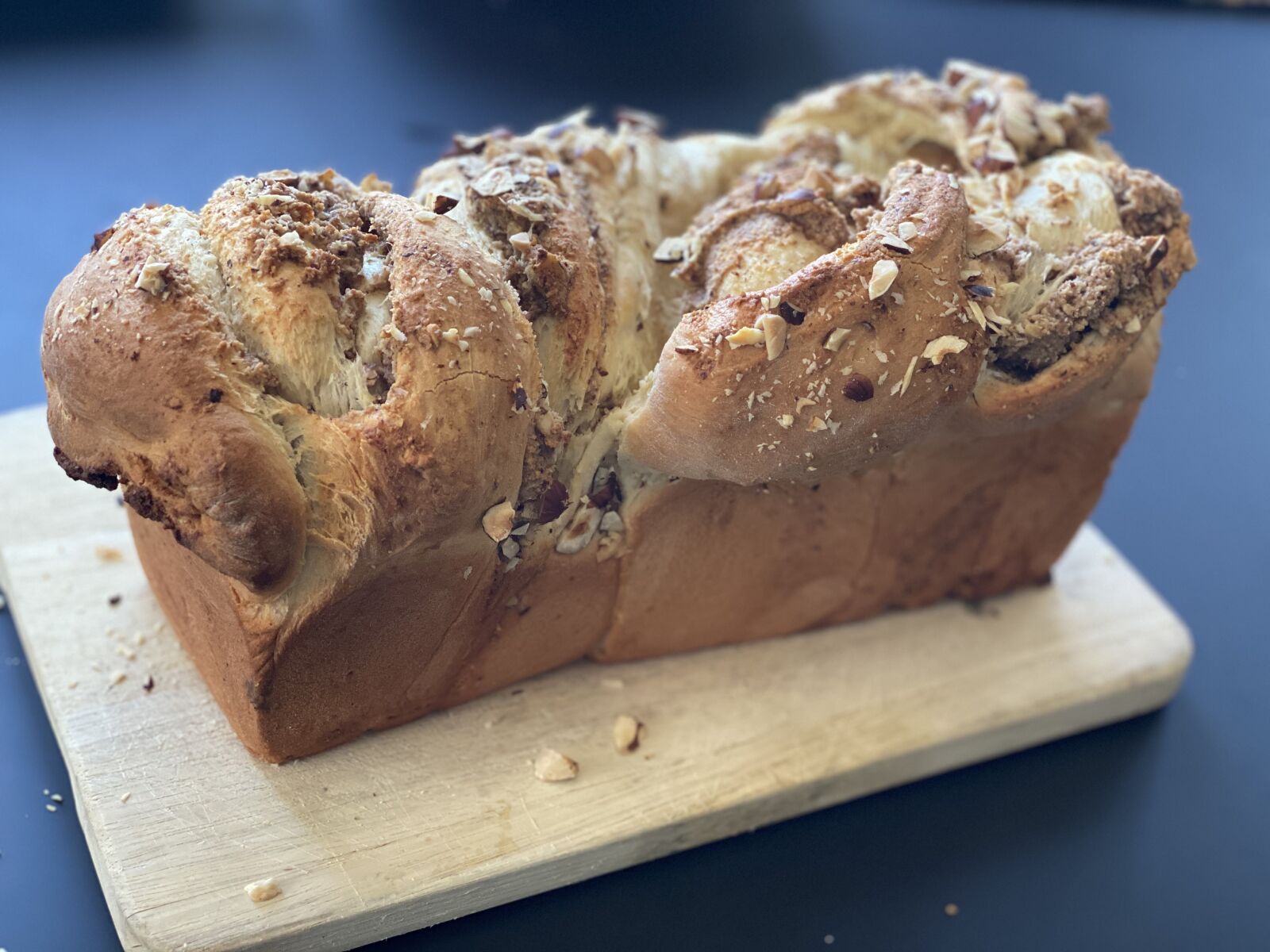 iPhone 11 Pro back dual camera 6mm f/2 sample photo. Hefekranz, bake, dough photography