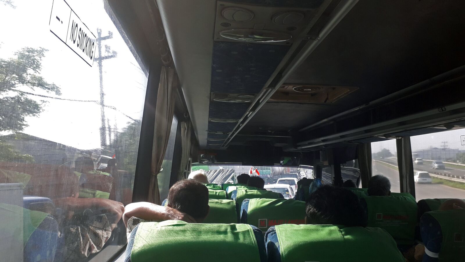 Samsung Galaxy J4 sample photo. Bus, inside bus, inside photography