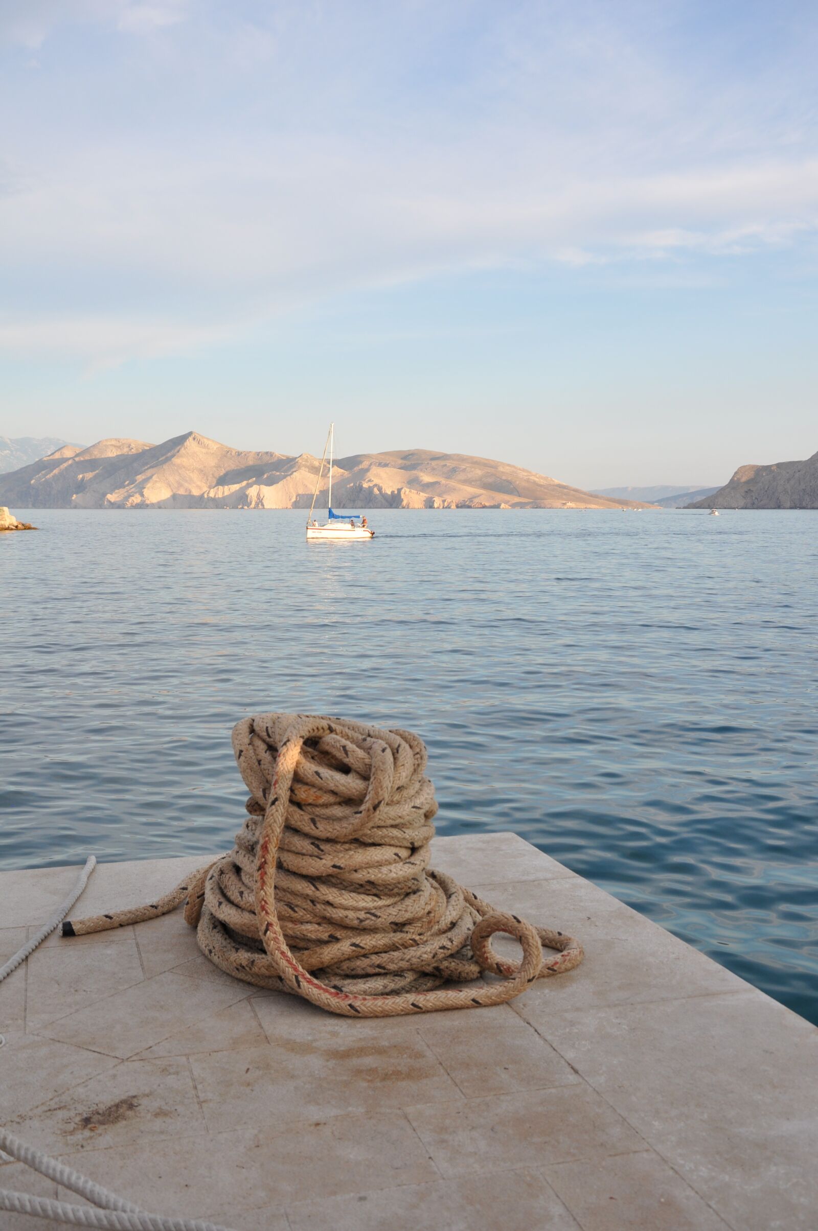 Nikon D90 sample photo. Croazia, mare, corda photography