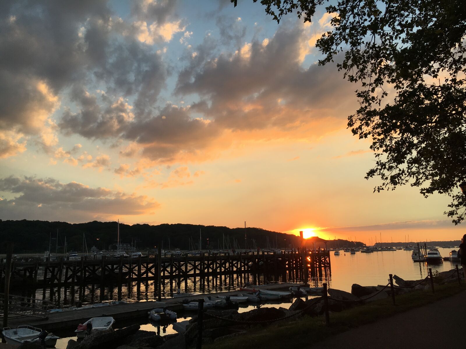 Apple iPhone 6s sample photo. Boats, bridge, dawn, dock photography