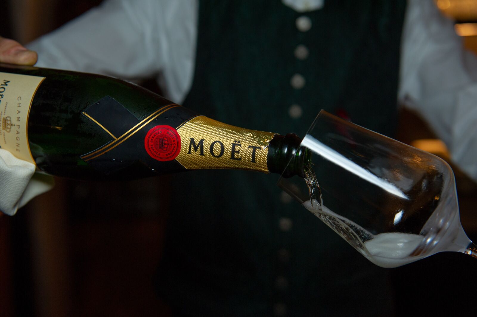 Nikon D3S sample photo. Moet, champagne, drink photography