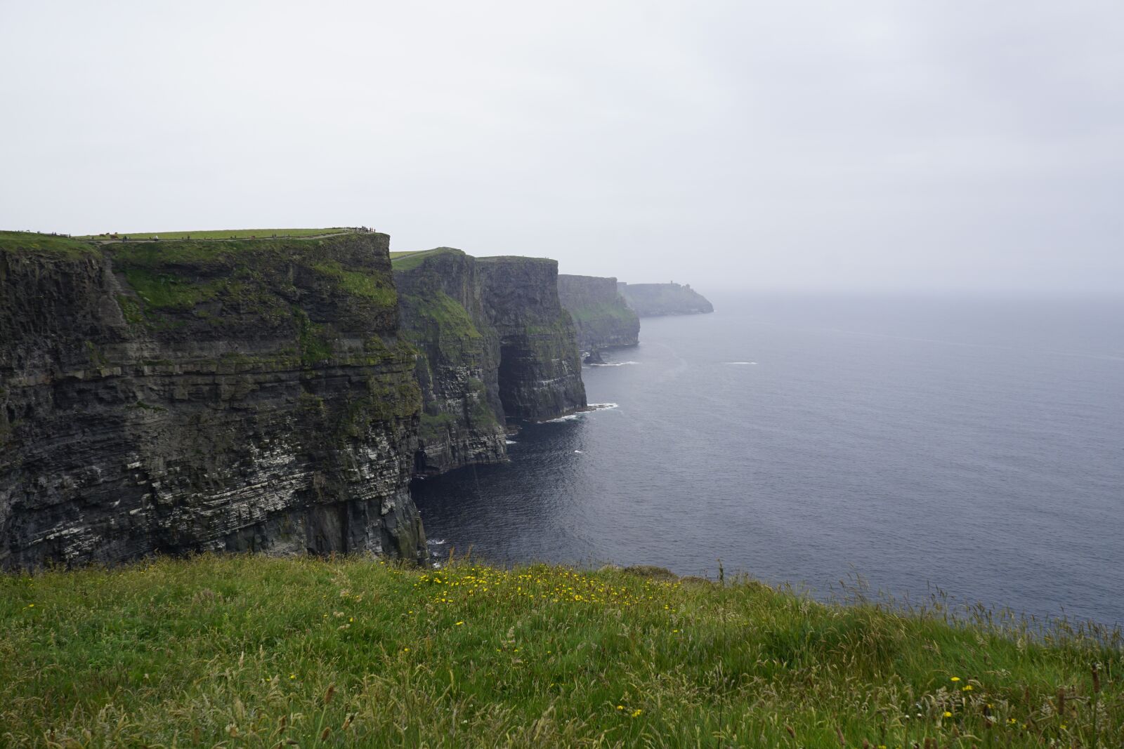 Sony a6000 + Sony E 18-55mm F3.5-5.6 OSS sample photo. Ireland, cliff, sea photography