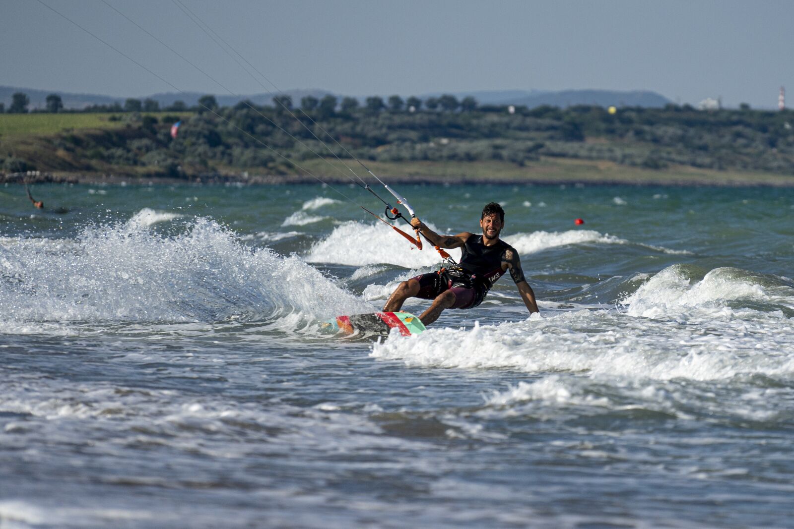 Sony a7 II + Sony FE 70-200mm F4 G OSS sample photo. Kite, surf, sea photography