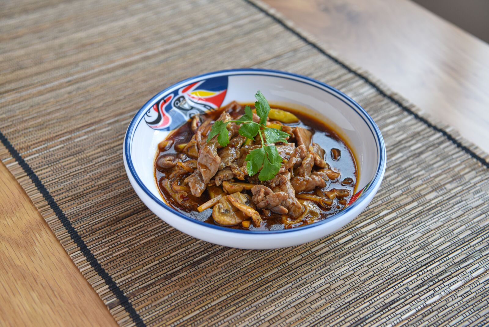Nikon D810 sample photo. Mala beef, chinese food photography