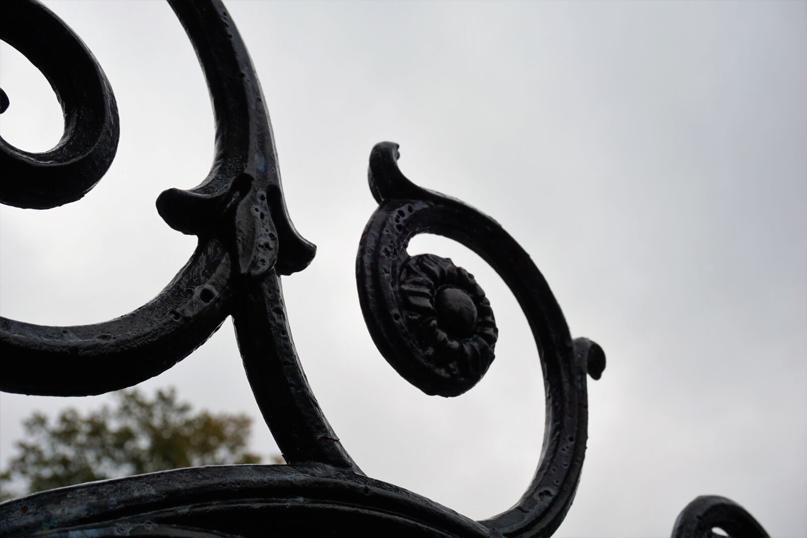 Sony a6000 sample photo. Cloudy, sky, metal, frame photography