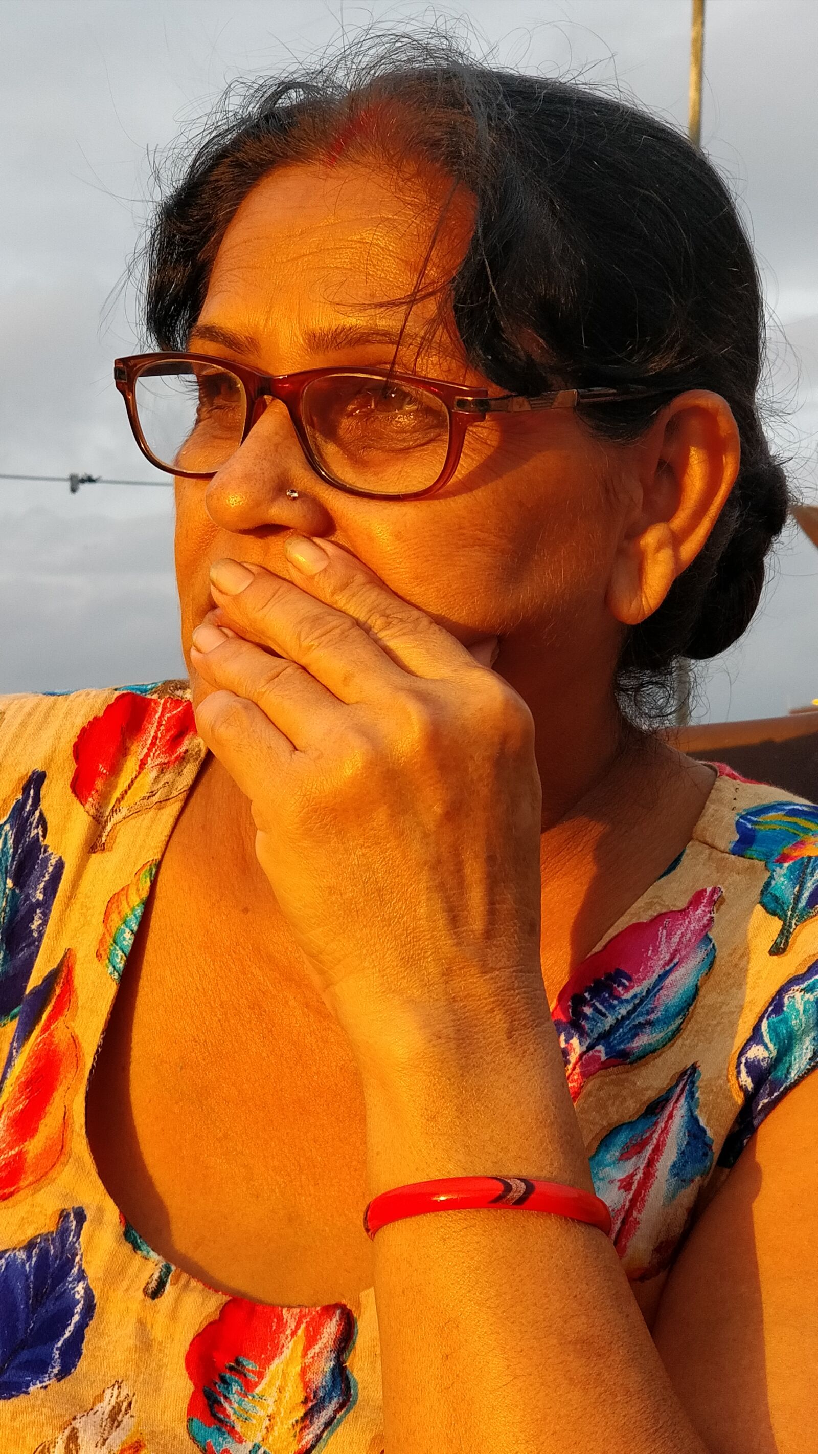 OnePlus 5 sample photo. Indianlady, old, lady, sunlight photography