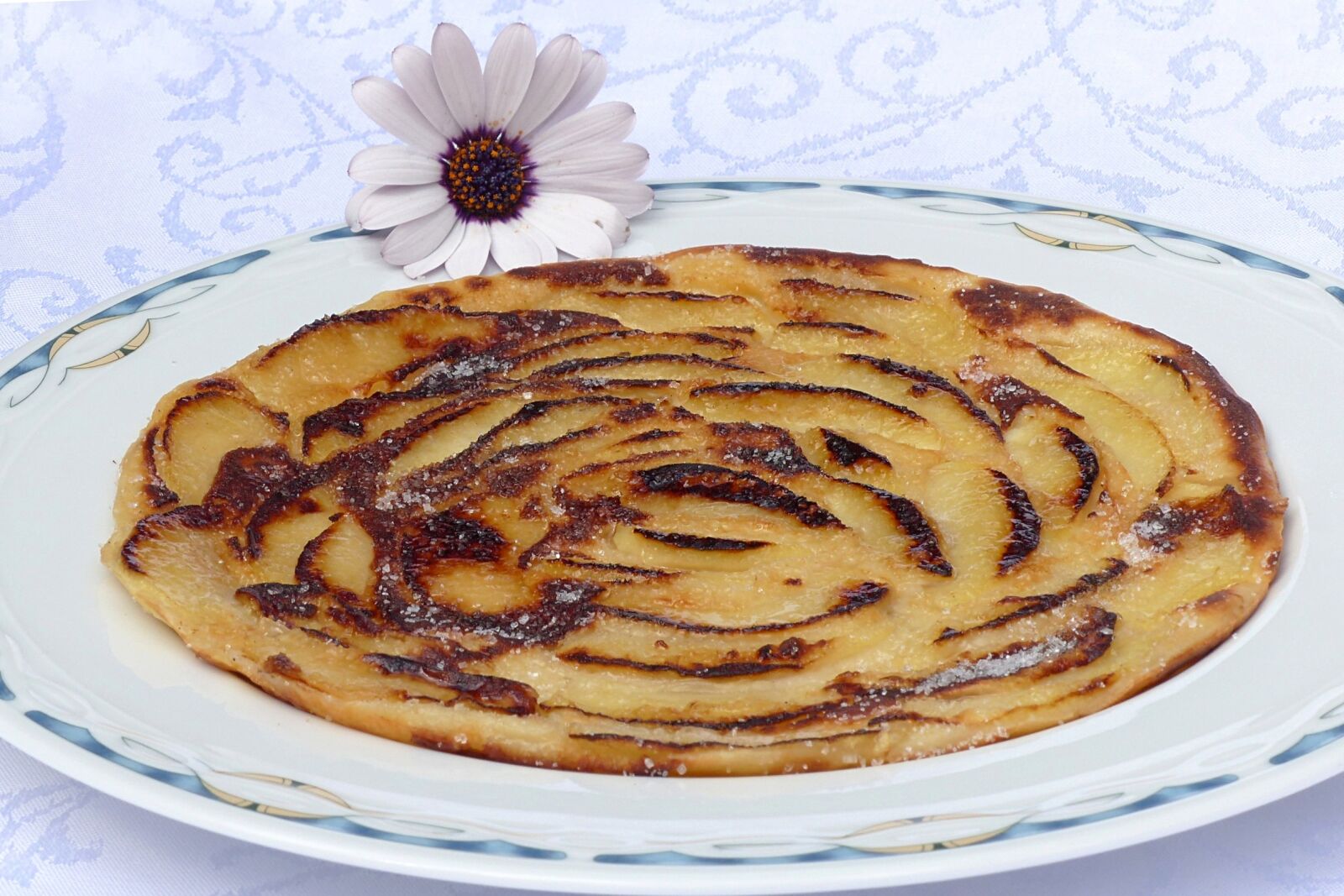 Panasonic Lumix DMC-FZ200 sample photo. Apple pancakes, pancake, food photography