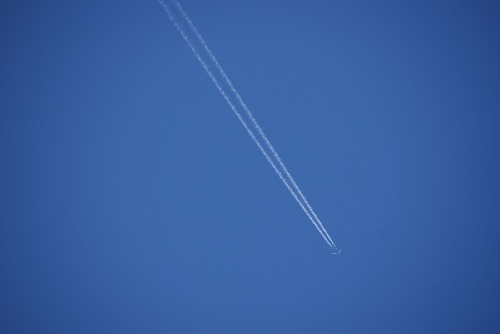 Sony Alpha DSLR-A300 sample photo. Contrail, condense, sky photography
