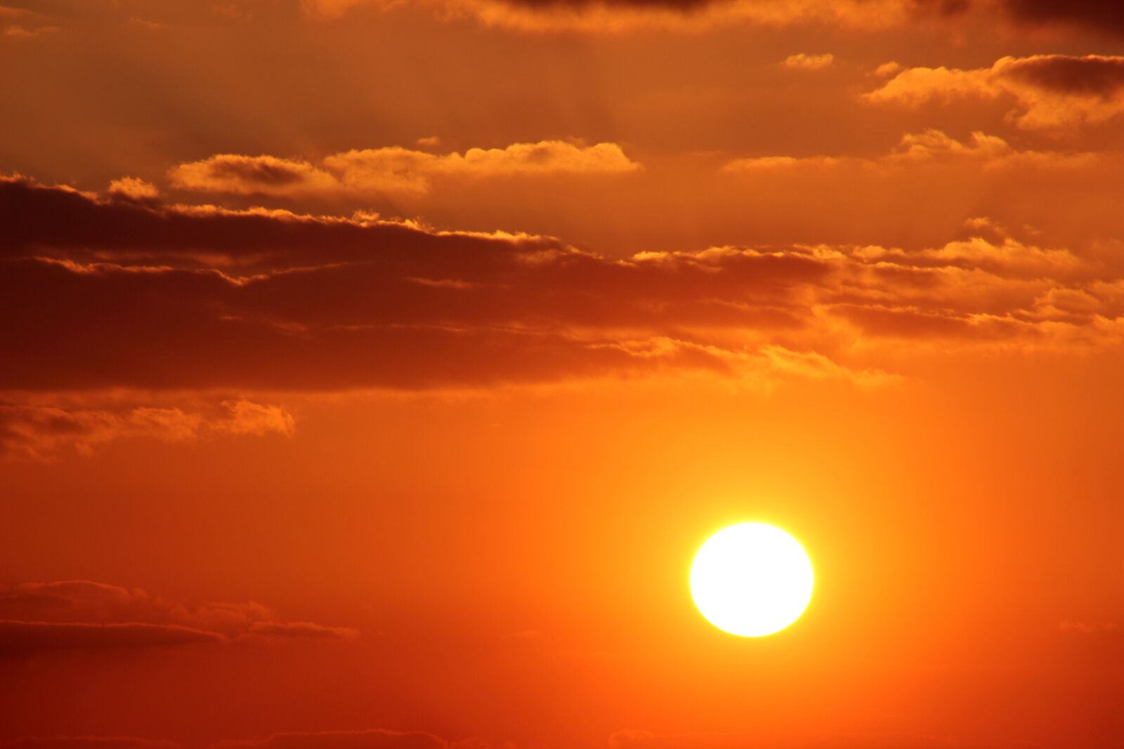 Canon EOS 650D (EOS Rebel T4i / EOS Kiss X6i) sample photo. Sunset, sun, clouds photography