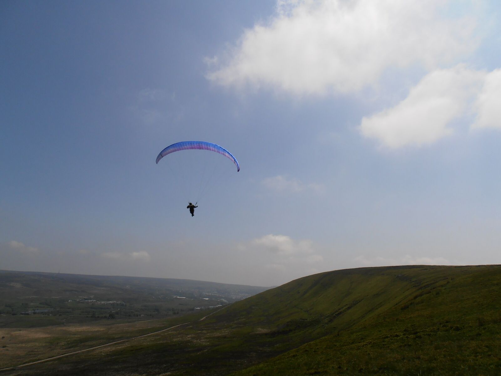 Olympus VR310,D720 sample photo. Paragliding, glider, sport photography