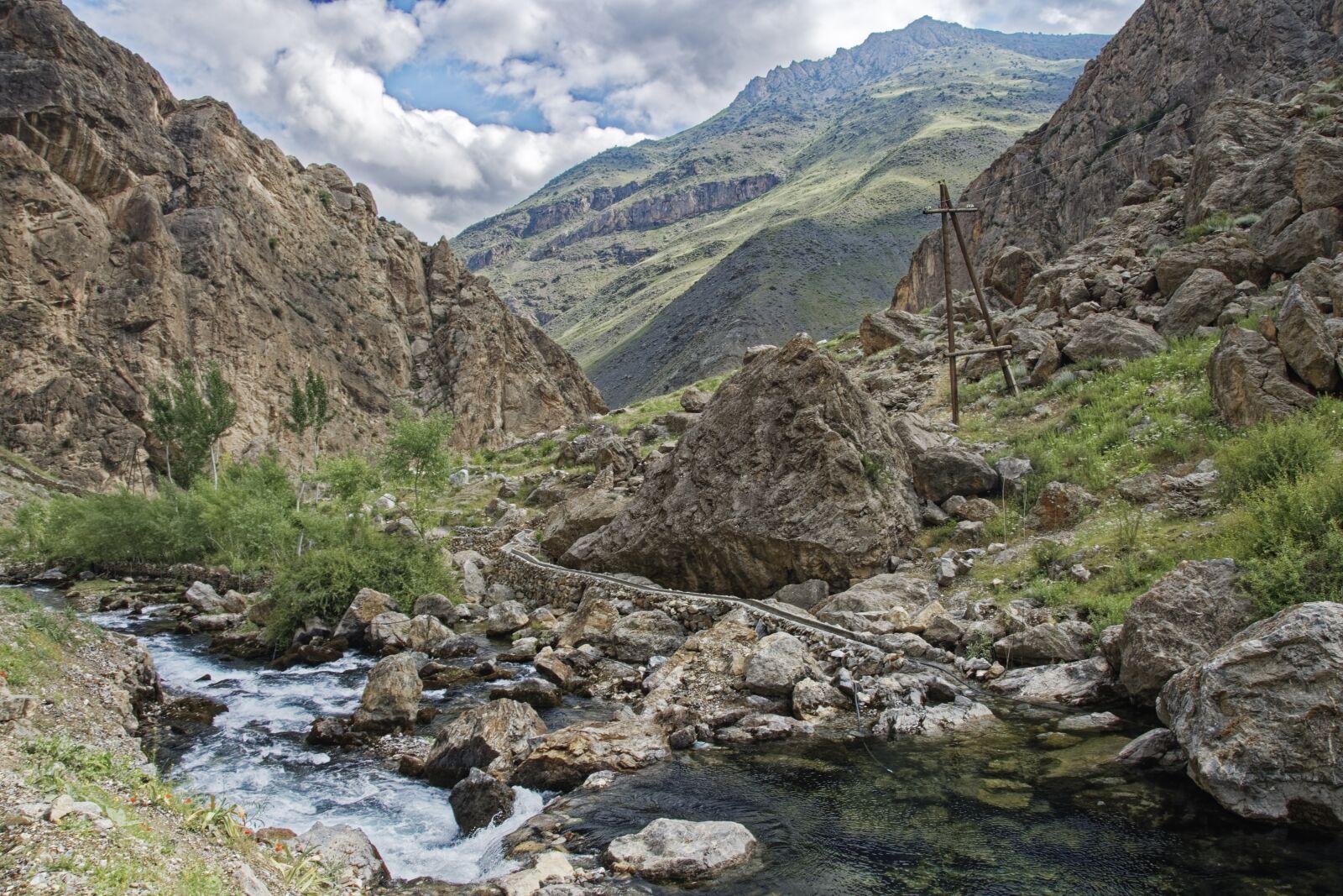 Nikon D500 sample photo. Tajikistan, šingtal, river photography