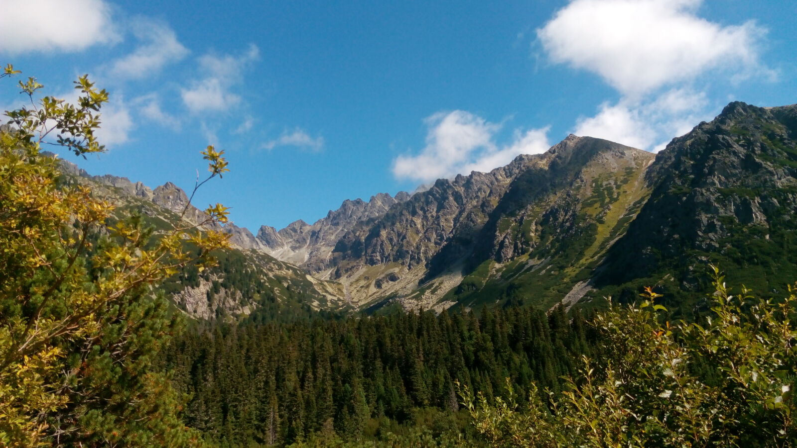 Lenovo P70-A sample photo. Blue, sky, high, tatras photography