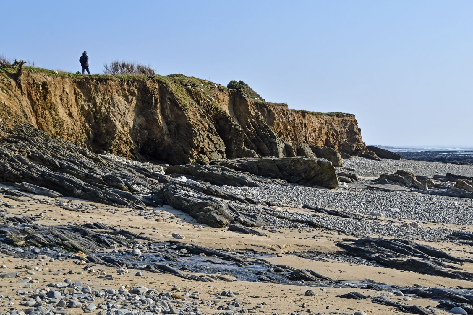 Nikon D500 sample photo. Beach, sea, rock photography
