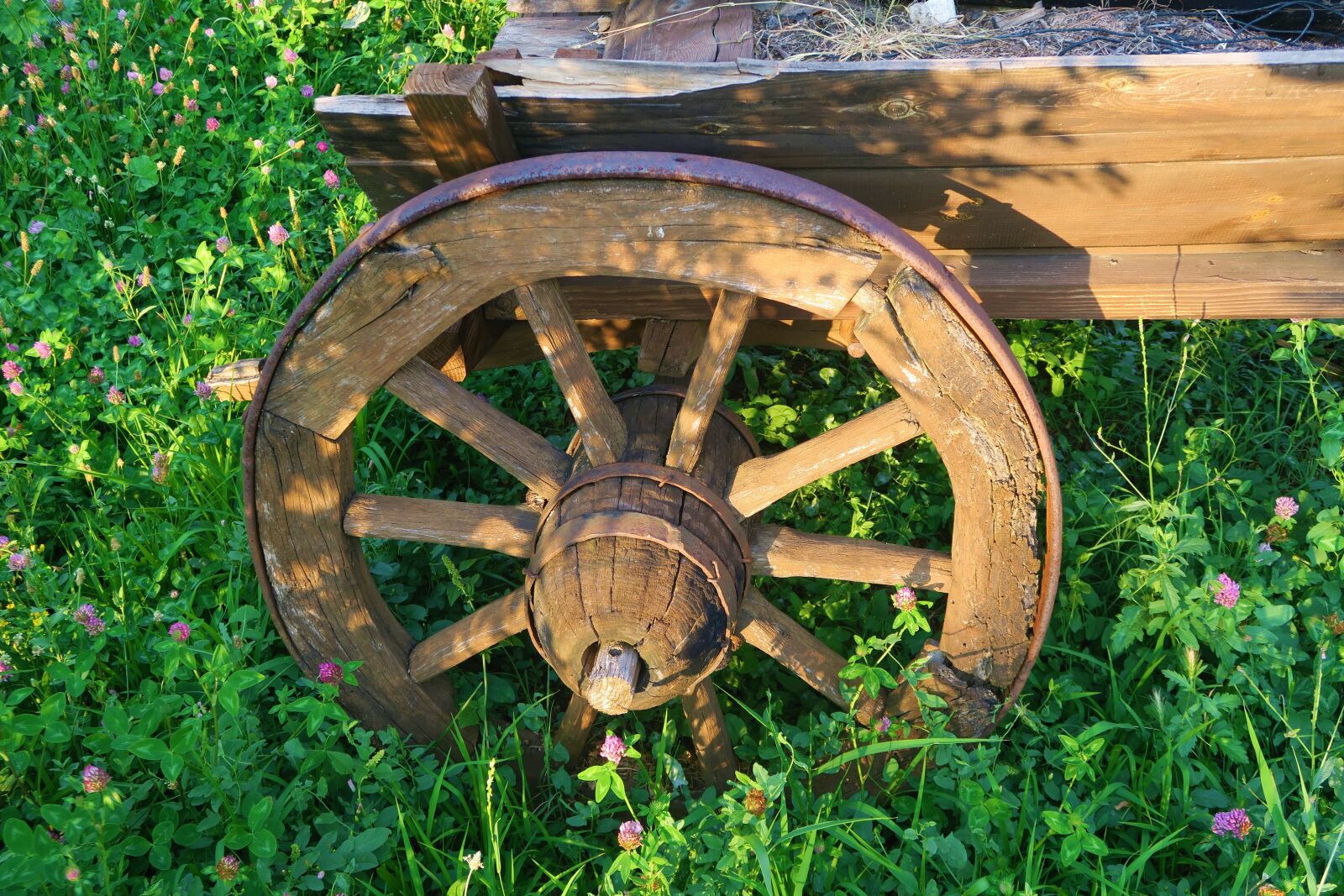 Canon PowerShot G7 X sample photo. Oxcart, wheel, old photography