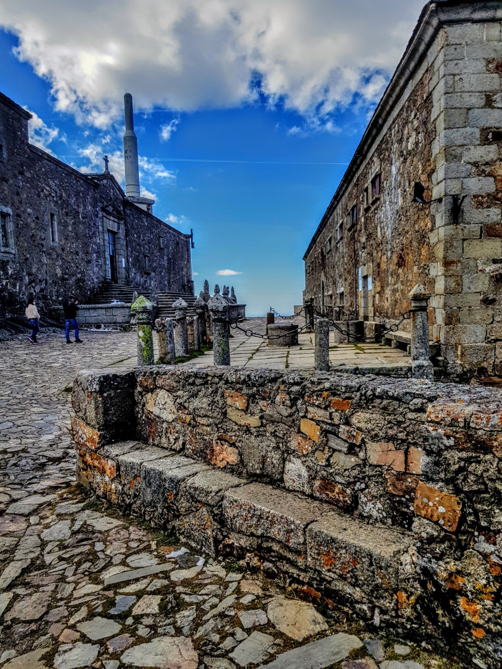 Samsung Galaxy S8 sample photo. Stone, sky, clouds photography