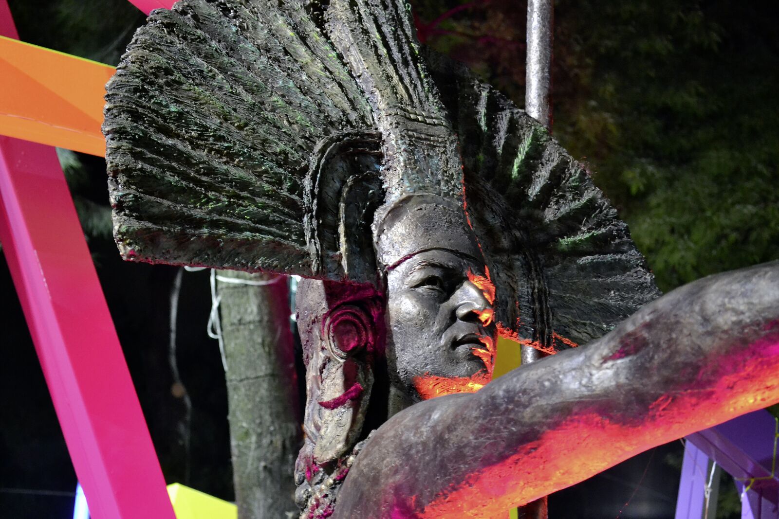 Nikon D3100 sample photo. Emperor, aztec, monument photography