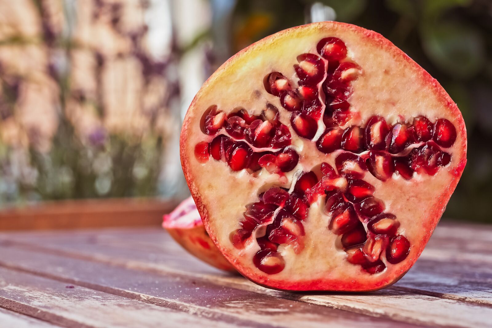Olympus OM-D E-M10 sample photo. Apple, pomegranate, fruit photography