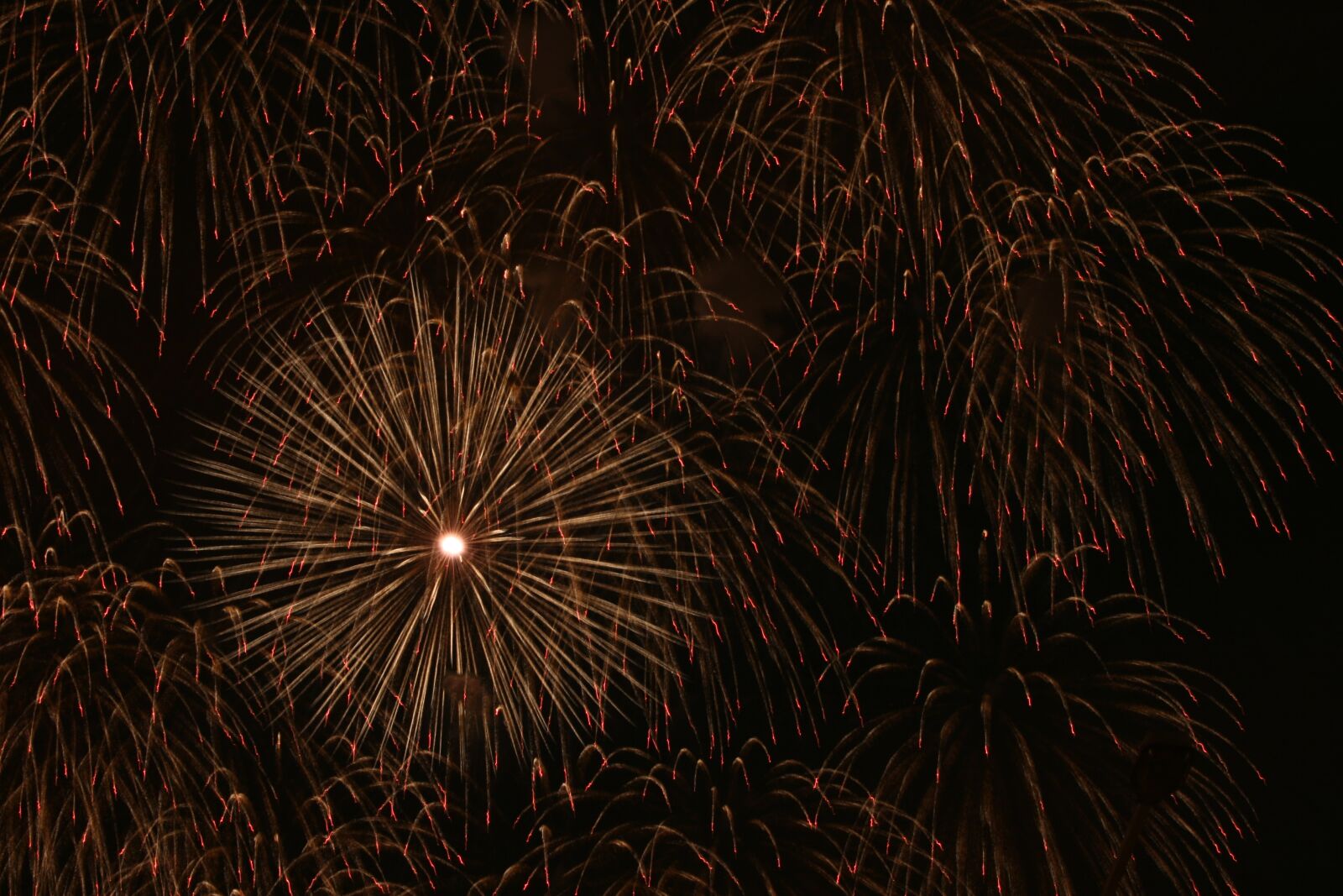 Canon EOS 400D (EOS Digital Rebel XTi / EOS Kiss Digital X) sample photo. Fireworks, night, festival photography