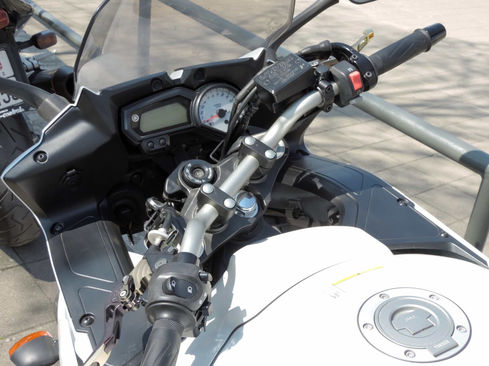 Nikon Coolpix P520 sample photo. Motorcycle, parking lot, chrome photography